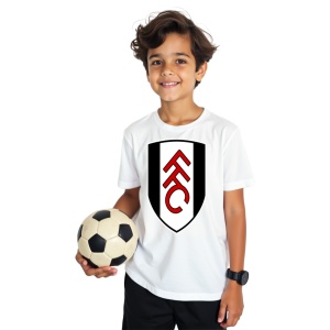 Tricou copii Fulham FC din bumbac 100% - Img 2