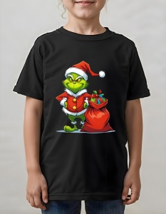Tricou copii - GRINCH IS COMING - Img 2