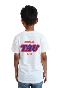 Tricou copii personalizat cu logo-ul companiei - Spate