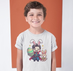 Tricou copii personalizat - Easter Dr. Strange - din bumbac, personalizat - Cadou - Img 4