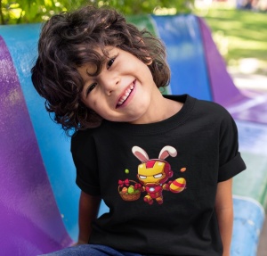 Tricou copii personalizat - IronMan - din bumbac, personalizat - Cadou - Img 3