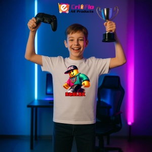 Tricou Copii Roblox Blazer Relaxat din bumbac 100% - Img 9