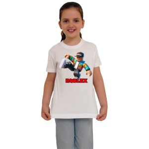 Tricou Copii Roblox Calaretul Junglei din bumbac 100% - Img 3