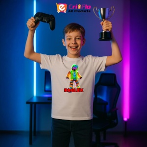 Tricou Copii Roblox Gluga Galactica din bumbac 100% - Img 8