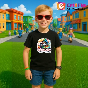 Tricou Copii Roblox Maestrul Vopselelor din bumbac 100% - Img 5
