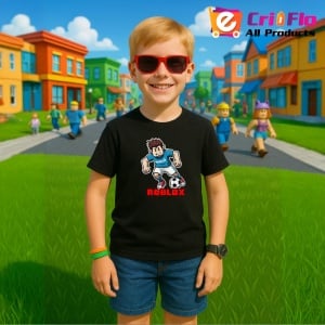 Tricou Copii Roblox Muncitorul Mecanic din bumbac 100% - Img 4