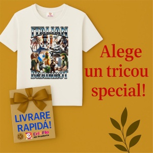 Tricou Copii Tralalelo Tra la la Bombardiro Crocodilo - Italian Brainrot Meme T-Shirt (3) - Img 7