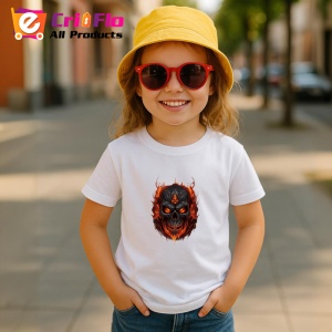 Tricou Craniu inflacarat in stil horror digital Copii | Dama | Barbat - Img 11