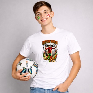 Tricou Cristiano Ronaldo Portugal World Cup Fifa 2026 V3, din bumbac 100%, tricou alb, Copii | Dama | Barbat - Img 2