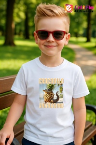 Tricou Crocodilo Ananasino ** Tralalero Tralala Copii | Dama | Barbat