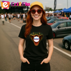 Tricou Daf Cobra Ataca | Unisex Dama si Barbat - Img 2