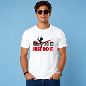 Tricou Daffy Duck Black Bird Urban Rebel Street Design, din bumbac 100% Copii | Dama | Barbat - Img 3