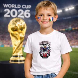 Tricou Daichi Kamada Japan World Cup Fifa 2026, din bumbac 100%, tricou alb, Copii | Dama | Barbat - Img 5