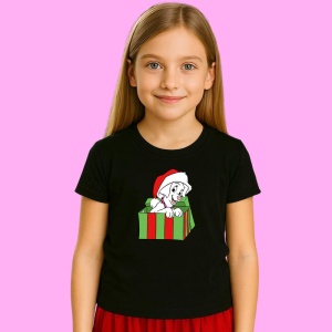 Tricou Dalmations Catel In Cutie Cadou, din bumbac 100% Copii | Dama | Barbat