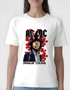 Tricou dama - ANGUS YOUNG - ACDC
