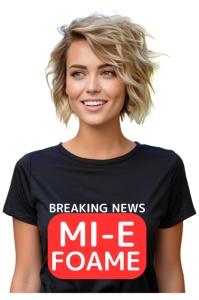 Tricou dama Breaking News - Mi-e foame