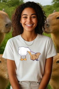 Tricou dama CapyBara - Pelican - Img 2