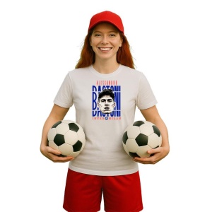 Tricou Dama cu fotbalistul Alessandro Bastoni-Inter Milano din bumbac 100% - Img 11