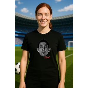 Tricou Dama cu fotbalistul Angel Di Mara-SL Benfica din bumbac 100% - Img 5