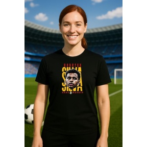Tricou Dama cu fotbalistul Bernardo Mota Veiga de Carvalho e Silva-Manchester City din bumbac 100% - Img 5