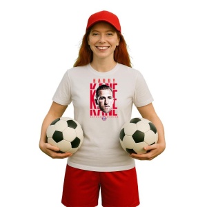 Tricou Dama cu fotbalistul Harry Edward Kane-Bayern Mnchen din bumbac 100% - Img 12