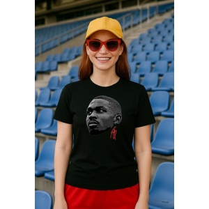 Tricou Dama cu fotbalistul Marcus Thuram-Inter Milano din bumbac 100% - Img 2