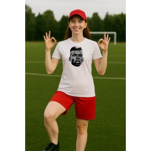 Tricou Dama cu fotbalistul Paul Pogba Juventus din bumbac 100% - Img 10
