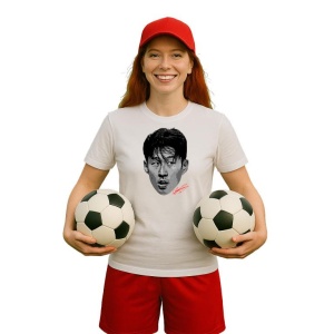 Tricou Dama cu fotbalistul Son Heung-min-Tottenham Hotspur din bumbac 100% - Img 9