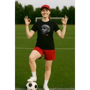 Tricou Dama cu fotbalistul Thierry Henry-Arsenal din bumbac 100% - Img 6