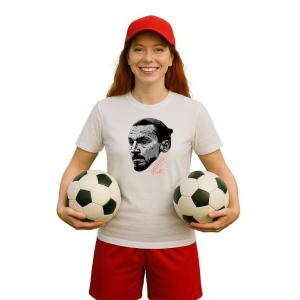 Tricou Dama cu fotbalistul Zlatan Ibrahimovic-AC Milan din bumbac 100% - Img 11