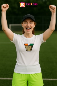 Tricou dama cu logo stema Venezia FC Italia , din bumbac 100% - Img 9