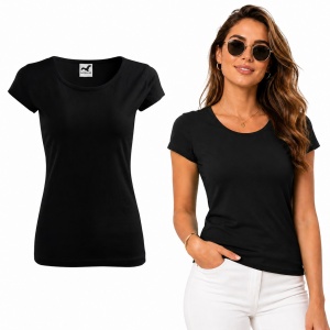 Tricou Damă din Bumbac 100% – Cambrat, Decolteu Rotund, Mâneci Scurte | 25 de Culori - Img 30