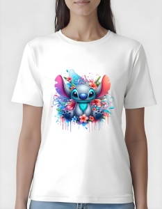 Tricou dama - Floral Stitch