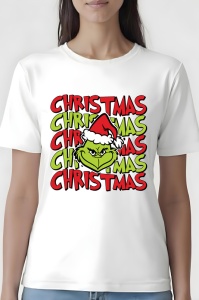 Tricou dama - Grinch's Christmas - Crăciun, Grinch, film, cadouri, verde, spirit, umor, clasic, familie, distracție