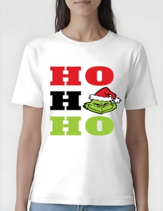 Tricou dama - HO, HO, HO GRINCH
