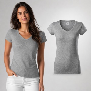 Tricou damă Malfini 162 Fit V-Neck, guler în V, 100% bumbac, 180 g/m², croială cambrată, 13 culori - Img 14