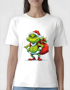 Tricou dama - SNOWY GRINCH - Img 2