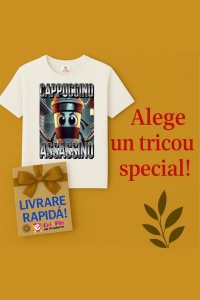 Tricou Dama Tralalero TraLaLa cu Cappuccino Assassino Coffee Lovers Italian Brainrot Meme - Img 9