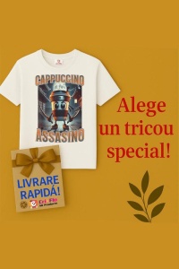 Tricou Dama Tralalero TraLaLa cu Italian Brainrot Cappuccino Assassino, Funny Cappuccino Meme (1) - Img 8
