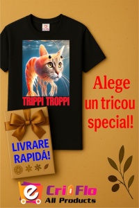 Tricou Dama Tralalero TraLaLa cu Trippi Troppi Italian Brainrot Meme - Img 9