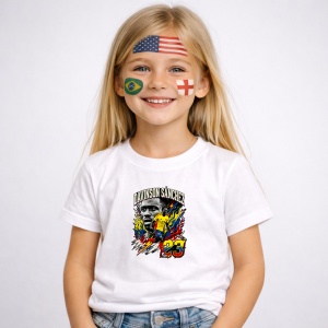 Tricou Davinson Sanchez Colombia World Cup Fifa 2026 V2, din bumbac 100%, tricou alb, Copii | Dama | Barbat - Img 2