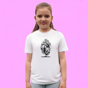 Tricou DJ Casti Microfon Abstract Urban, Copii | Dama | Barbat - Img 3