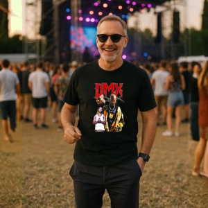 Tricou DMX, muzica POP, Dama | Barbat | Copii, Culoare Negru - Img 9