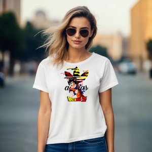 Tricou Dragon Ball Z Adas Tricou Alb - Copii | Dama | Barbat - Img 9