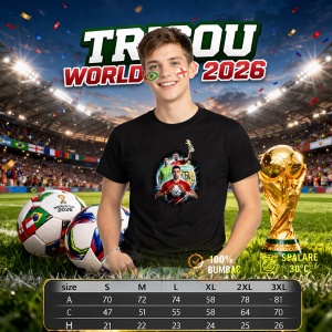 Tricou Emiliano Martínez World Cup Fifa 2026 V2, din bumbac 100%, tricou negru, Copii | Dama | Barbat - Img 6