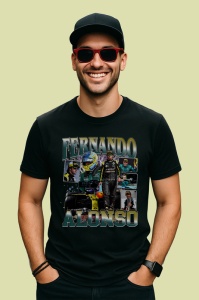 Tricou Fernando Alonso Montaj Curse Formula 1, Copii | Dama | Barbat - Img 4