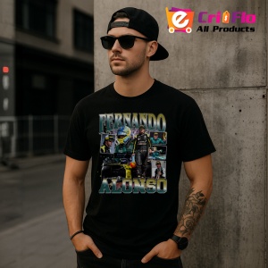 Tricou Fernando Alonso Montaj Curse Formula 1, Copii | Dama | Barbat - Img 9