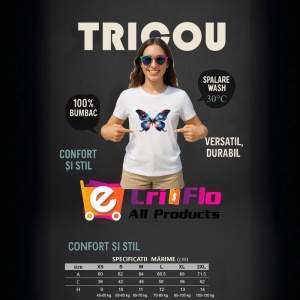 Tricou Fluture galaxie roz albastru cu efect stelar Copii | Dama | Barbat Barbat - Img 13