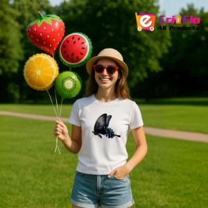 Tricou Fluture negru elegant in zbor simplu si rafinat Copii | Dama | Barbat Barbat - Img 12