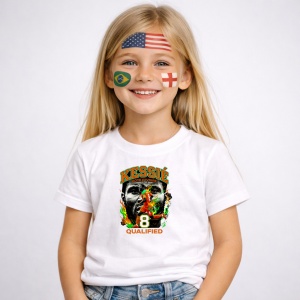 Tricou Franck Kessie Ivory Coast World Cup Fifa 2026, din bumbac 100%, tricou alb, Copii | Dama | Barbat - Img 2